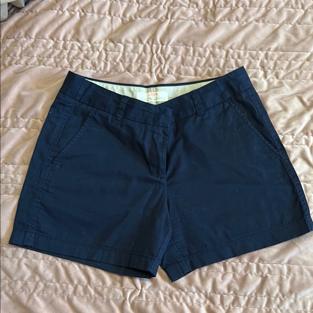 J. Crew Blue Bermuda Shorts Classic Tailored Cotton
